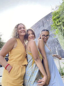 Backing singers Lara Lazagna, Gianna Wairudo Chan, Issi Honi, SOUNDHOTEL live at Summerstage MQ (Vienna 2024)